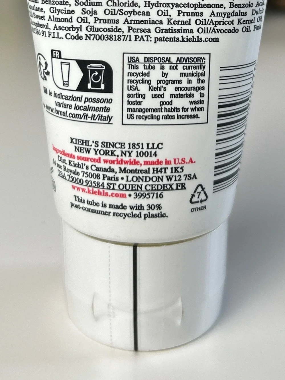 Kiehl's Ultra Facial Cleanser - For All Skin Types 2.5 oz New!